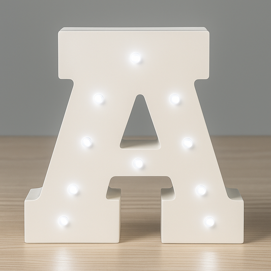 Wooden Letter LED Decor Light
