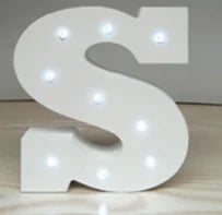 Wooden Letter LED Decor Light