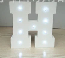Wooden Letter LED Decor Light
