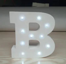Wooden Letter LED Decor Light