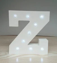 Wooden Letter LED Decor Light