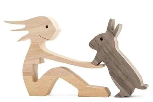 Mini wooden sculptures