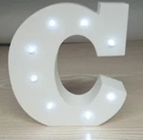 Wooden Letter LED Decor Light