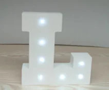 Wooden Letter LED Decor Light