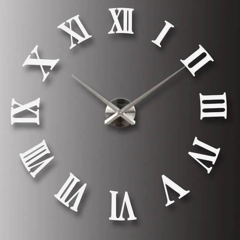 Creative European Style Mirror Wall Clock