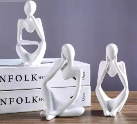 Handmade Decorative Statues (3PCS)