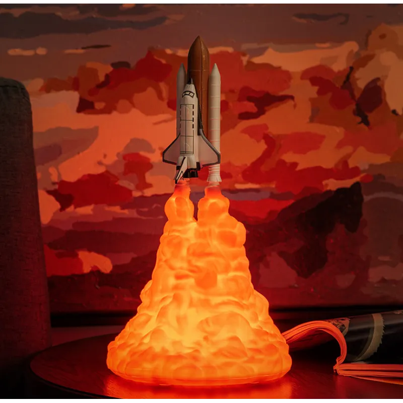 Spaceship Night Lamp 3D