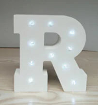 Wooden Letter LED Decor Light