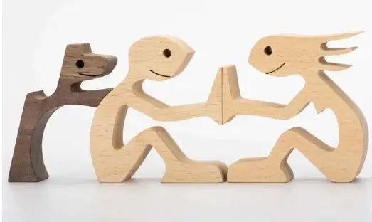 Mini wooden sculptures