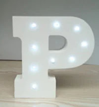 Wooden Letter LED Decor Light