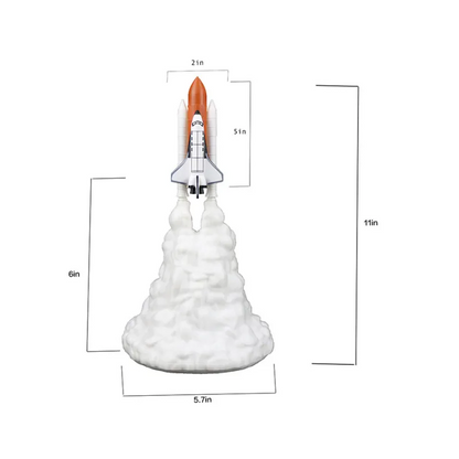 Spaceship Night Lamp 3D