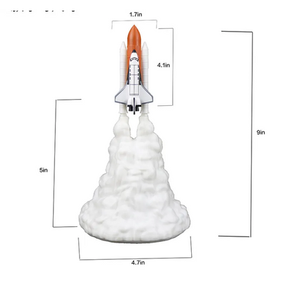 Spaceship Night Lamp 3D