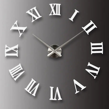 Creative European Style Mirror Wall Clock