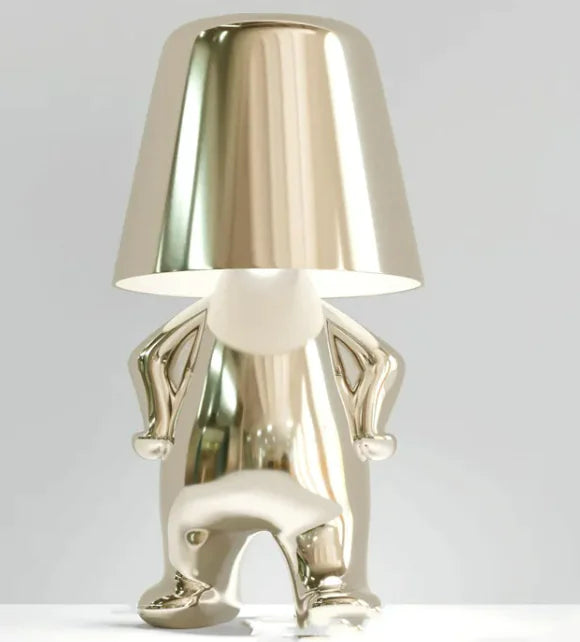 Night Light with Small Statue Effect