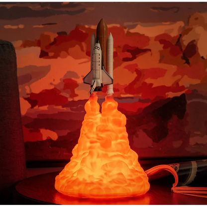 Spaceship Night Lamp 3D