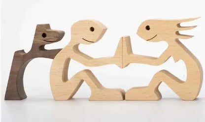 Mini wooden sculptures
