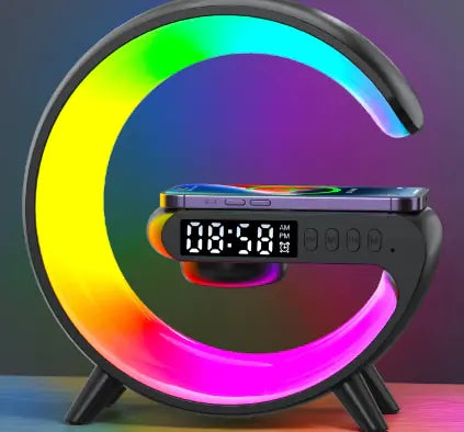 Multifunctional Night Lamp with Bluetooth Audio & Wireless Charger